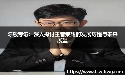 陈敏专访：深入探讨王者荣耀的发展历程与未来展望
